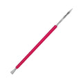 Nail Care Pusher and Stick Stainless Steel with Pink Silicone Cover - 15cm