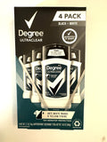 Men's 72-Hour Antiperspirant Deodorant Black White 4 Pack - Stain & White Mark Protection