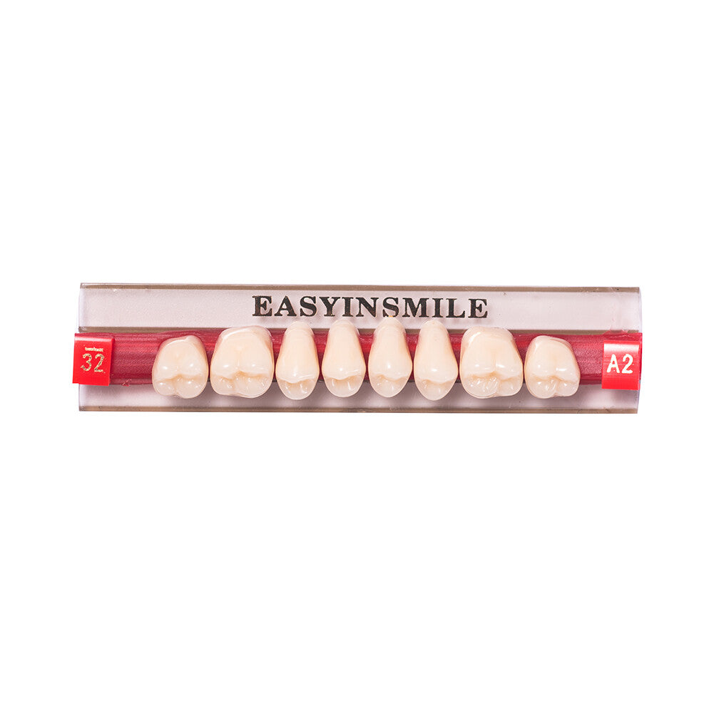 Complete Dental Denture Teeth Set Acrylic Resin Full Upper & Lower A1/A2/A3