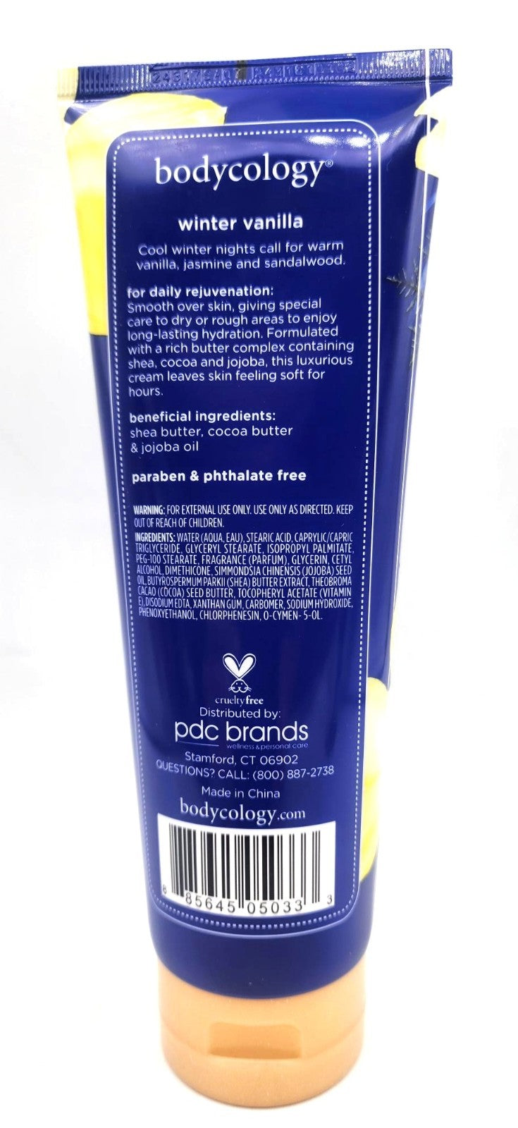 Winter Vanilla Body Wash & Fragrance Mist Set - Moisturizing Body Cream