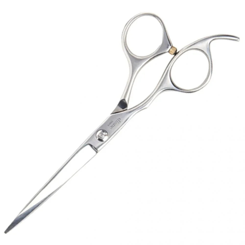 Left-Handed Barber Shear 6.5 Inch Convex Edge for Precision Hair Cutting