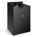 Salon Shampoo Station with Wash Bowl & Storage Cabinet for Hair Salons & Spas