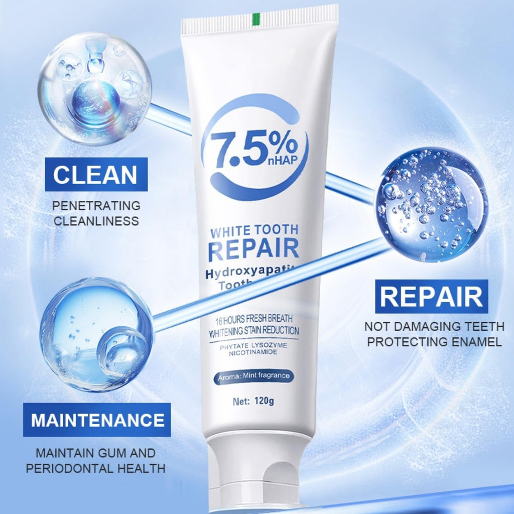 Nano-Hydroxyapatite Toothpaste Mint 7.5% Enamel Repair Sensitive Relief