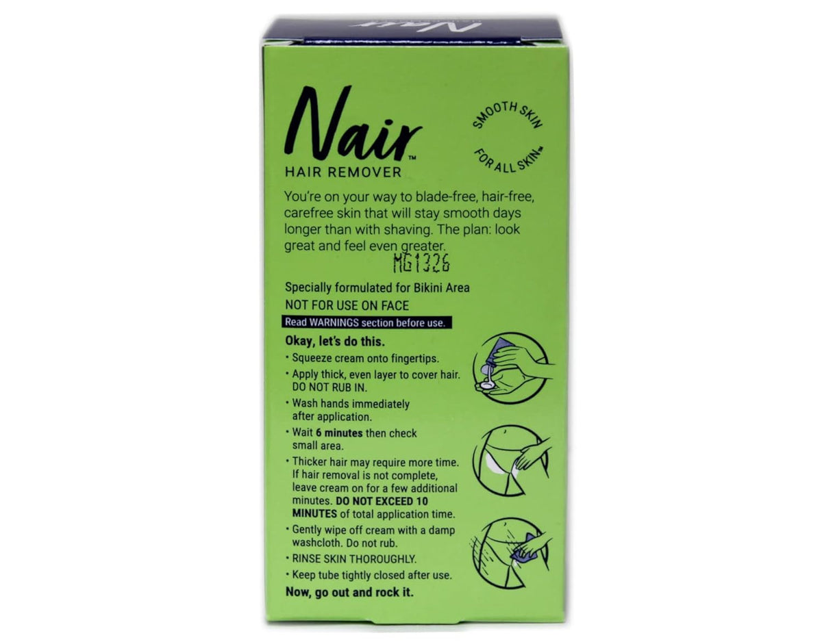 Sensitive Bikini Hair Removal Cream with Green Tea - 1.7 Oz