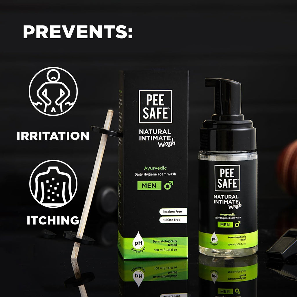 Men's Intimate Hygiene Gel with pH Balance and Natural Extracts
