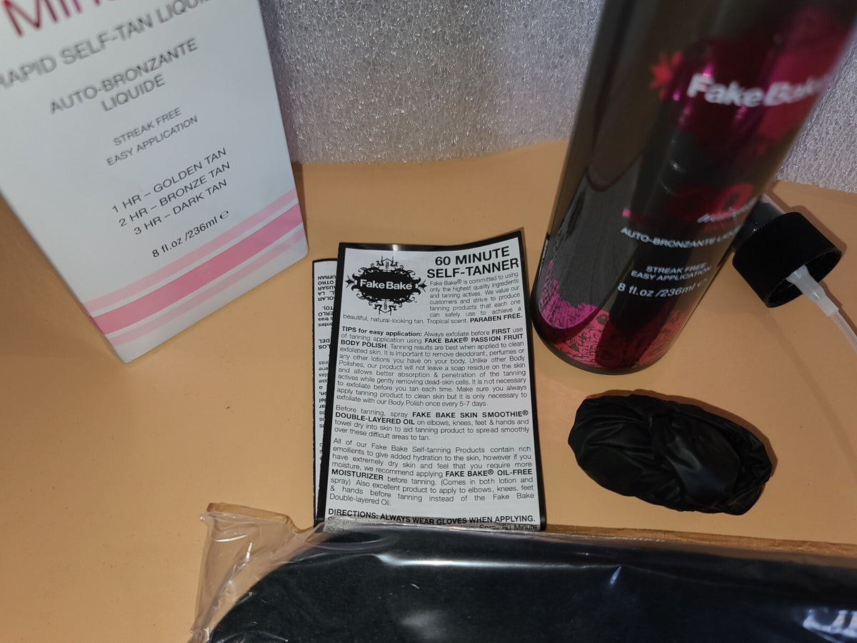 Self Tanning Liquid 60 Minutes with Application Glove - 950ml