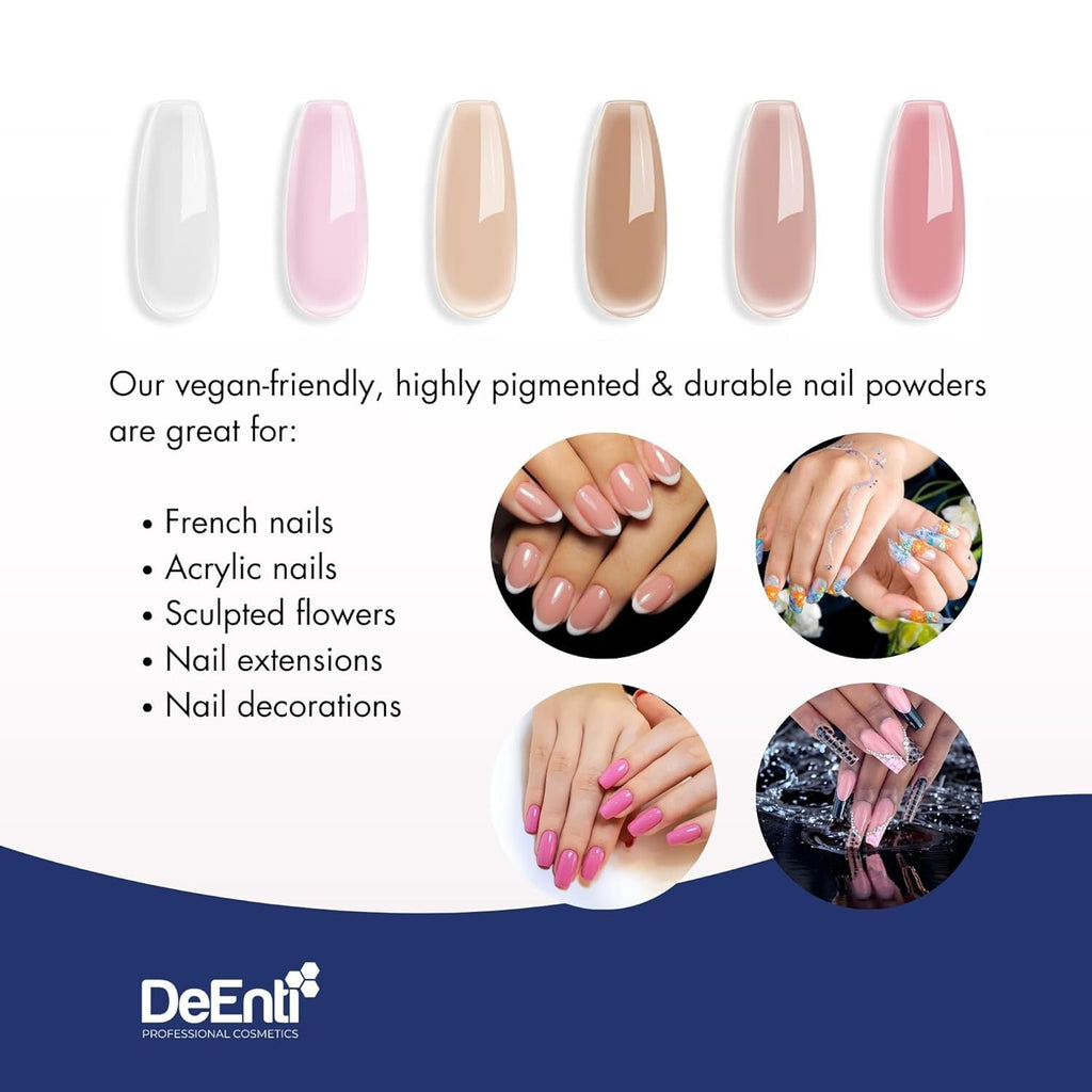 Pink Acrylic Nail Dip Powder - 2oz Cover Pink Nail Powder for Manicures