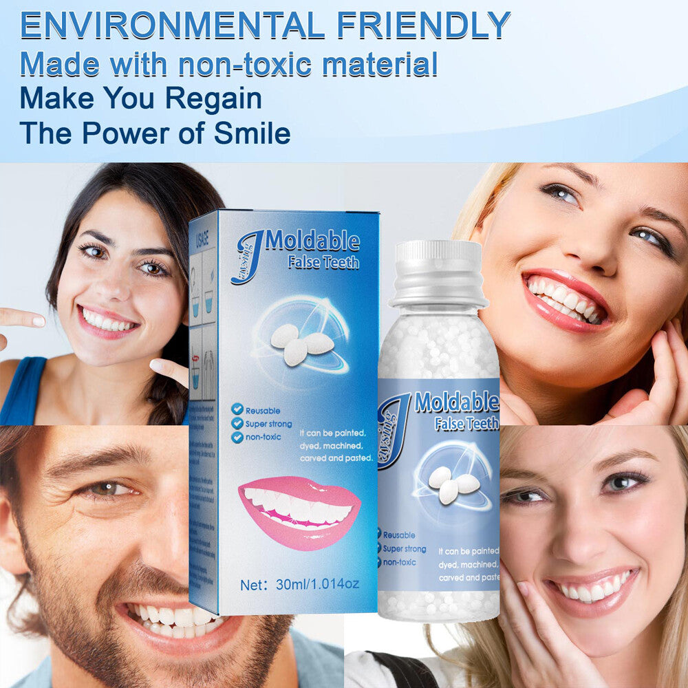 Reusable Moldable Teeth Repair Kit for Broken and Gaps - 30ml