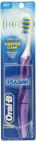 Vibrating Soft Bristle Toothbrush for Deep Gum and Plaque Cleaning