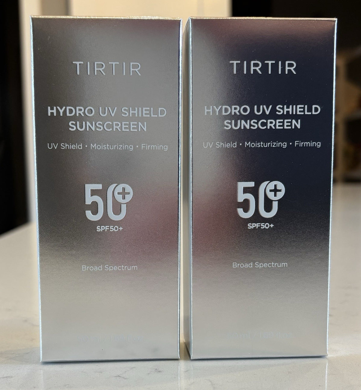 SPF 50+ Broad Spectrum Sunscreen with Hydrating Hyaluronic Acid - 2 Pack