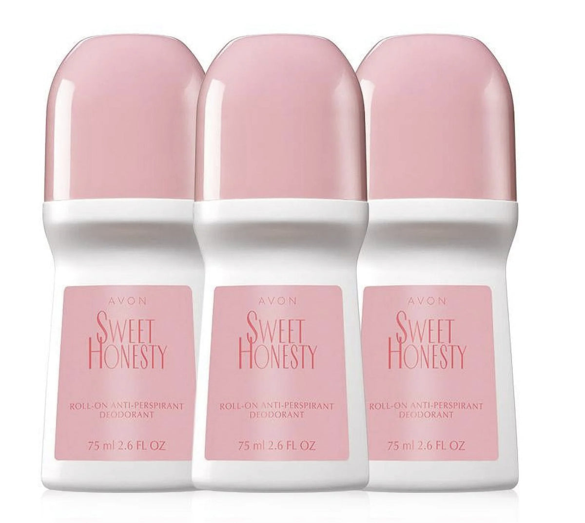 Sweet Honesty Deodorant Pack of 3 - Long-Lasting Anti-Perspirant 2.6 fl oz