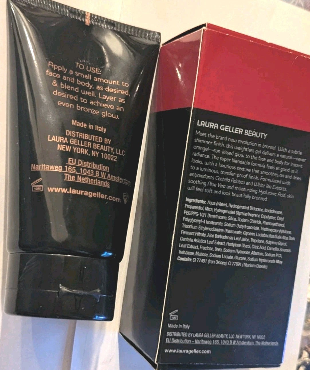 Liquid Bronzing Gel for Face & Body with Subtle Shine - 5 oz