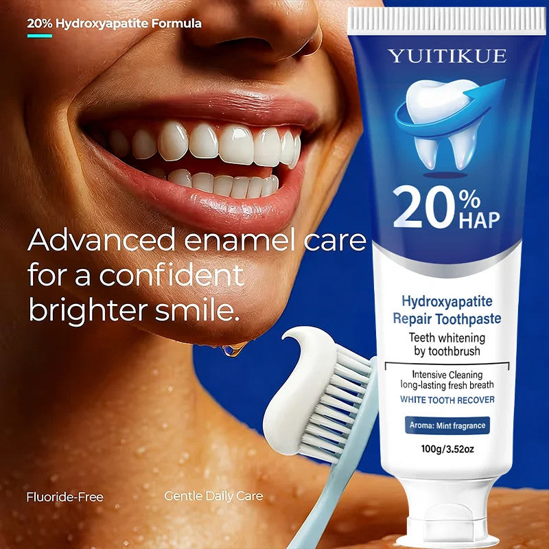Hydroxyapatite Toothpaste Deep Cleaning Whitening Fresh Breath Oral Care