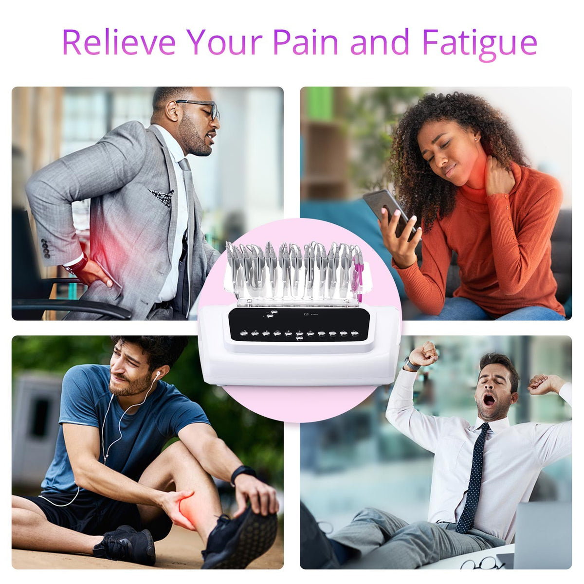 Muscle Stimulator Electrode Machine for Body Slimming & Pain Relief