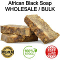 African Black Soap - Organic, Unrefined, Natural Skin Cleanser - Multiple Sizes