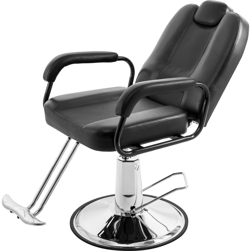 Heavy-Duty Hydraulic Barber Chair with Footrest for Salon Hair Styling 400LB Support