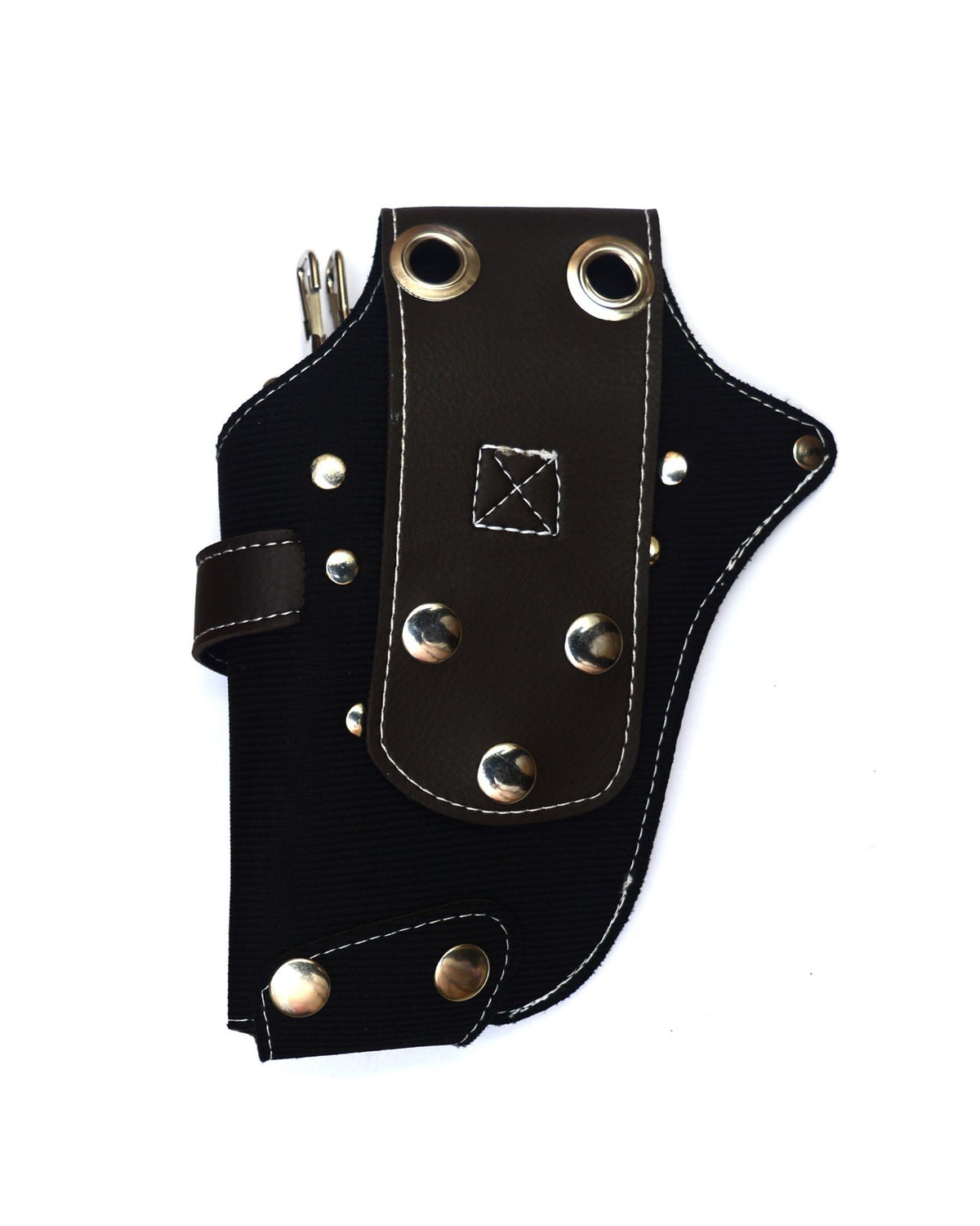 Professional Barber Scissors Holster Leather Waist Bag for Hairdressing Tools