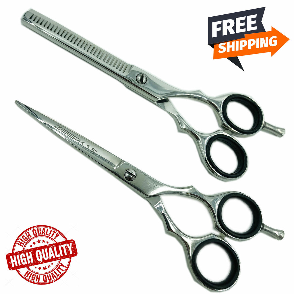 Japanese 5.5-inch Hair Cutting Thinning Shears for Barbers and Stylists