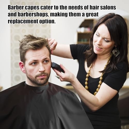 Waterproof Hair Cutting Cape Set - 14 Pack, Large Salon Capes for Hairdressing and Styling