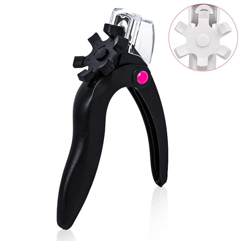 Adjustable Nail Clippers with Nail Catcher and Sizer for Salon & Home Use