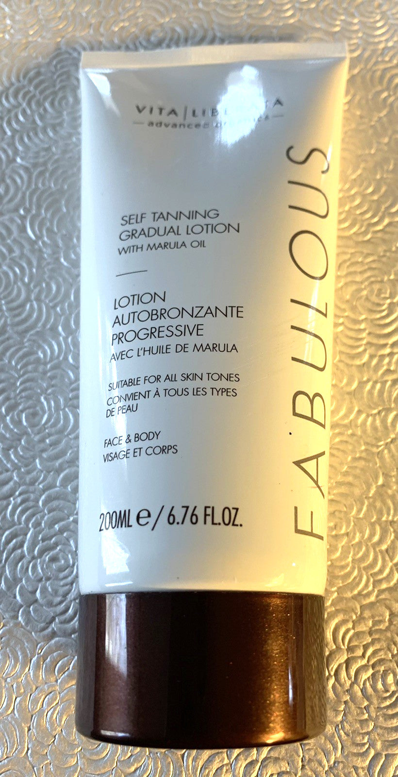 Self Tanning Lotion with Marula Oil - Gradual Face & Body Moisturizer - 6.76 Fl Oz