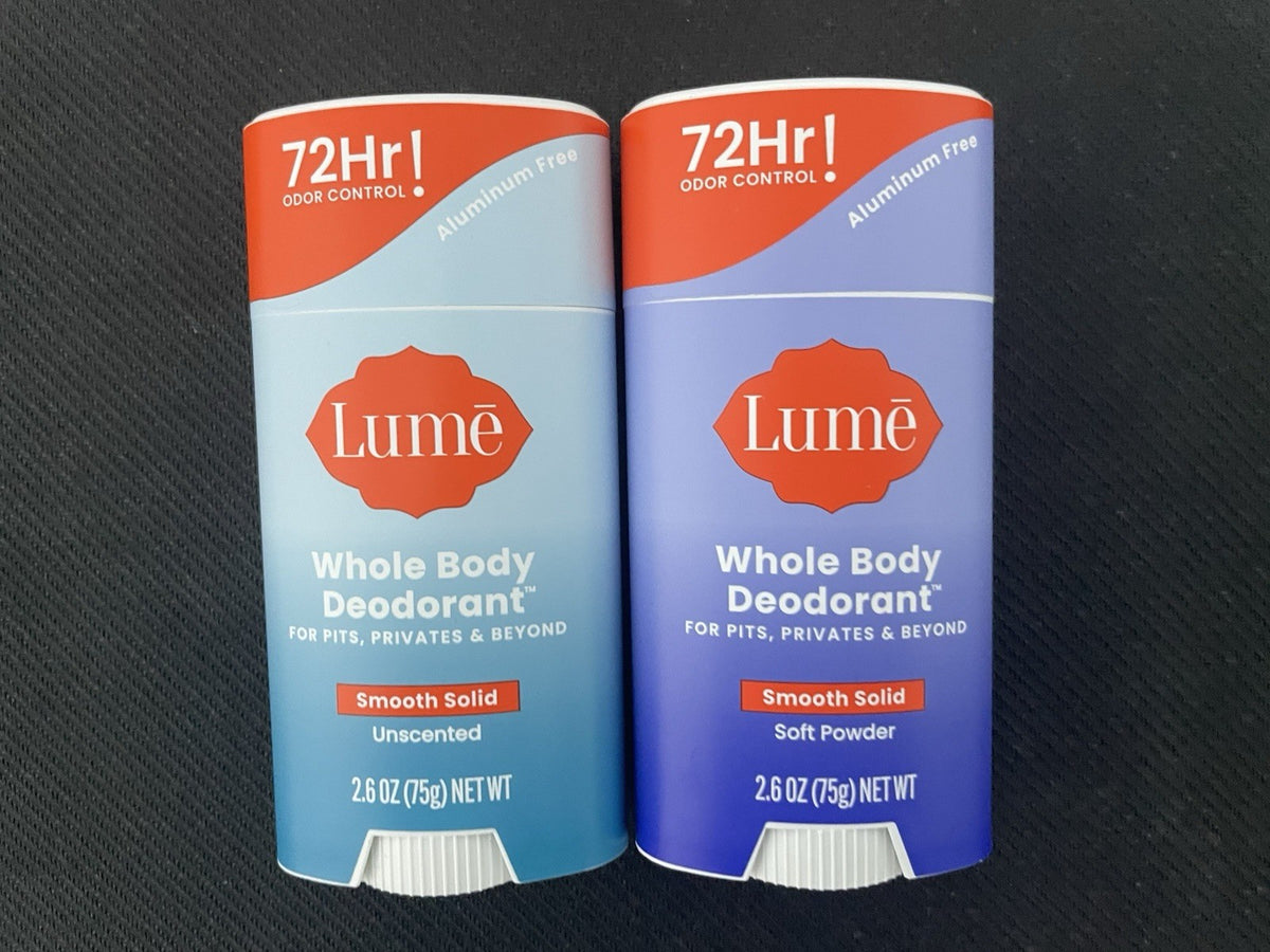 2 Pack Whole Body Deodorant - Unscented 2.6 oz Solid Stick for Men & Women
