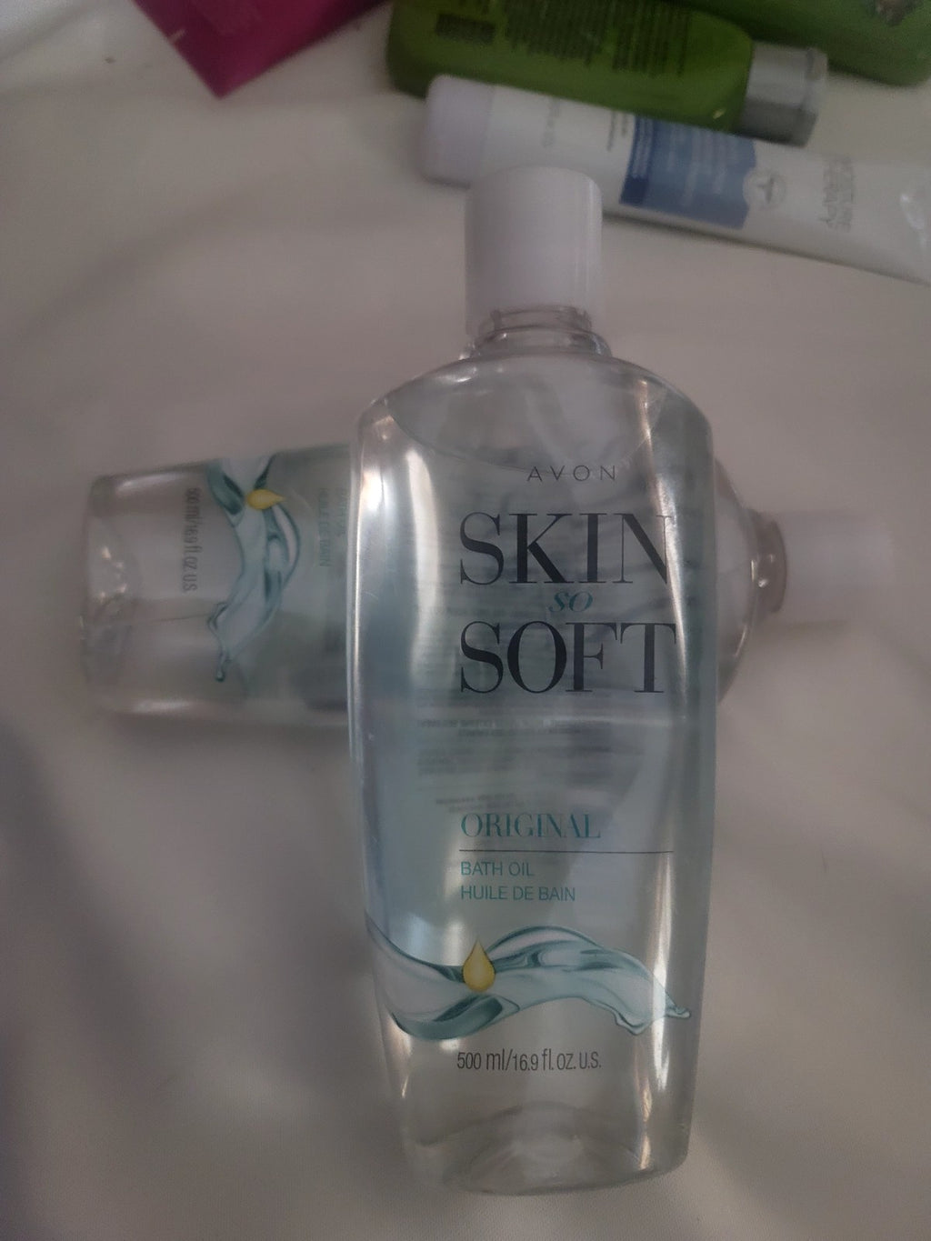 Skin So Soft Original Body Oil 16.9 oz Two Bottles by Avon