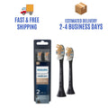 Philips Sonicare All-in-One Black Replacement Toothbrush Heads 2 Pack