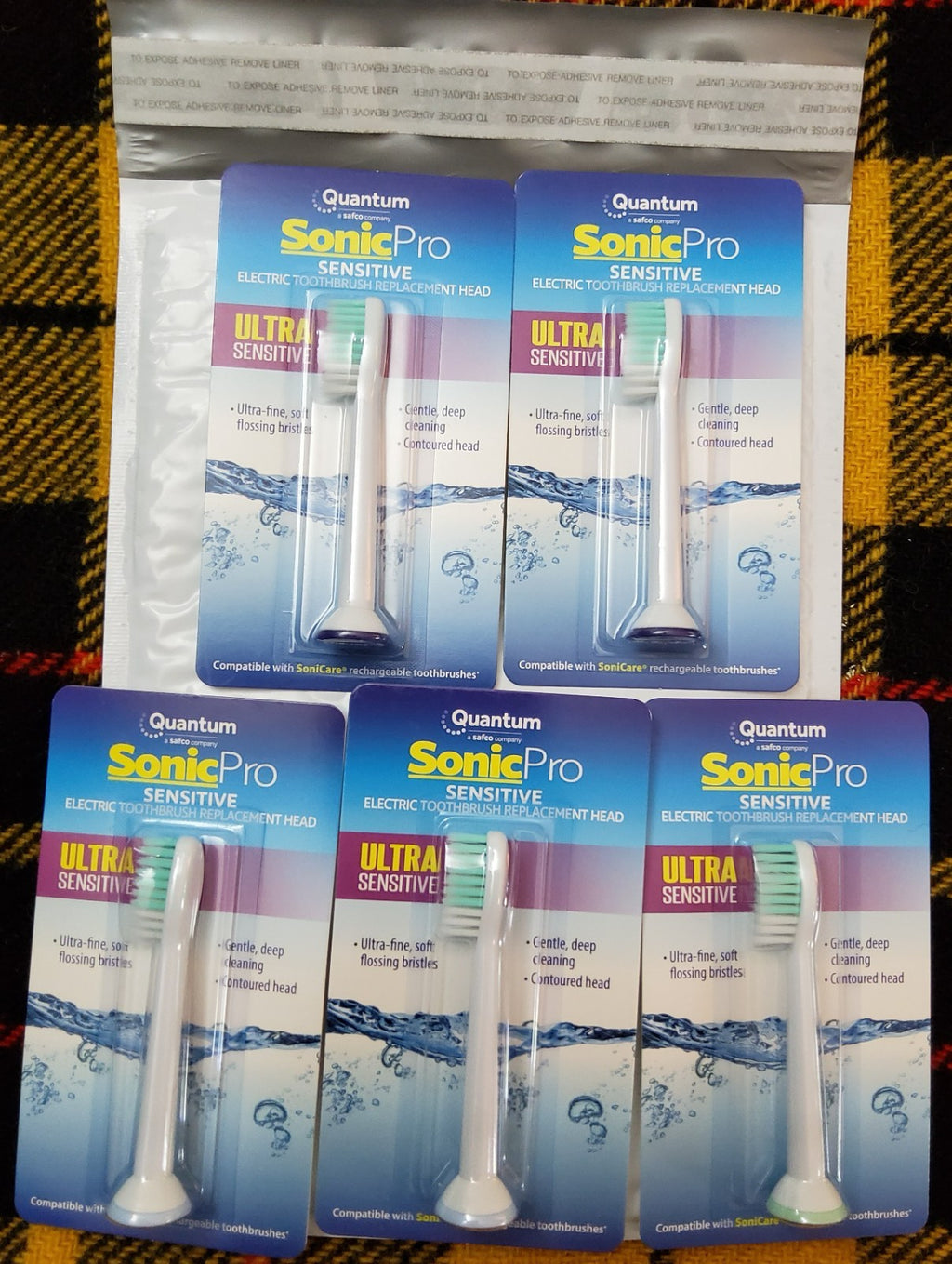 Soft Sensitive Toothbrush Heads for Philips Sonicare - Pack of 3-10