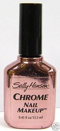 Chrome Nail Polish Set - Metallic & Glitter Finish, 3 Colors