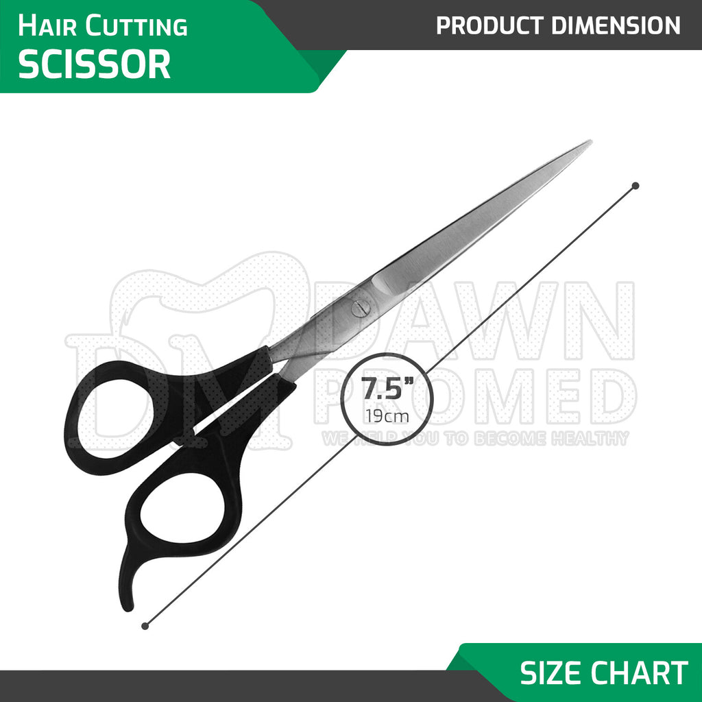 Professional Hair Cutting Thinning Scissors & Barber Shears Set, German Steel, 7.5"