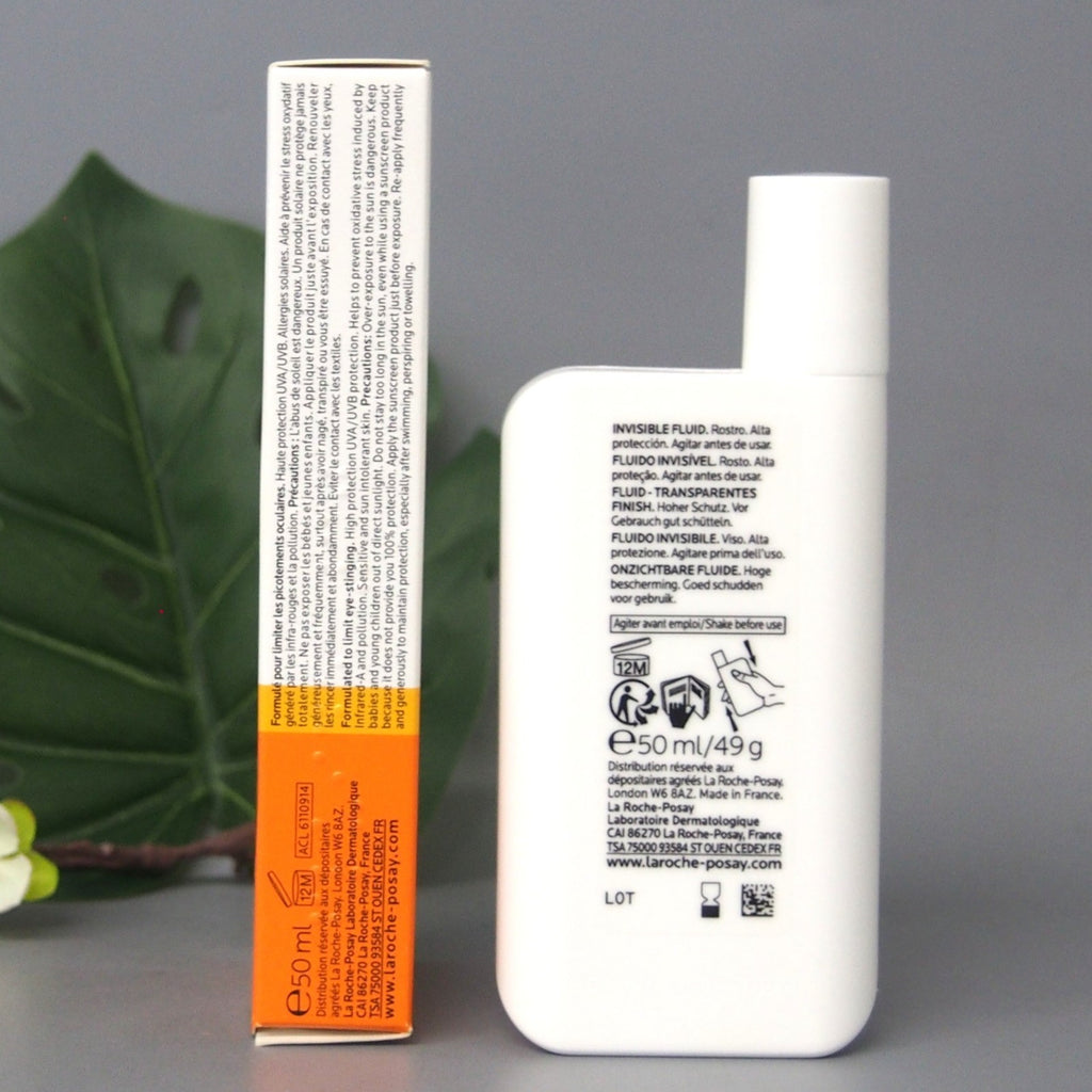 Sun Protection SPF 30 Invisible Fluid for Face 50ml - Water-Resistant & Dermatologically Tested
