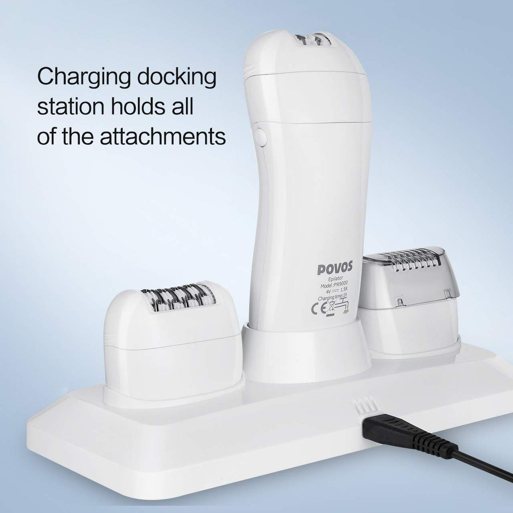 Cordless Waterproof Epilator for Women - Full-Body Hair Removal Set