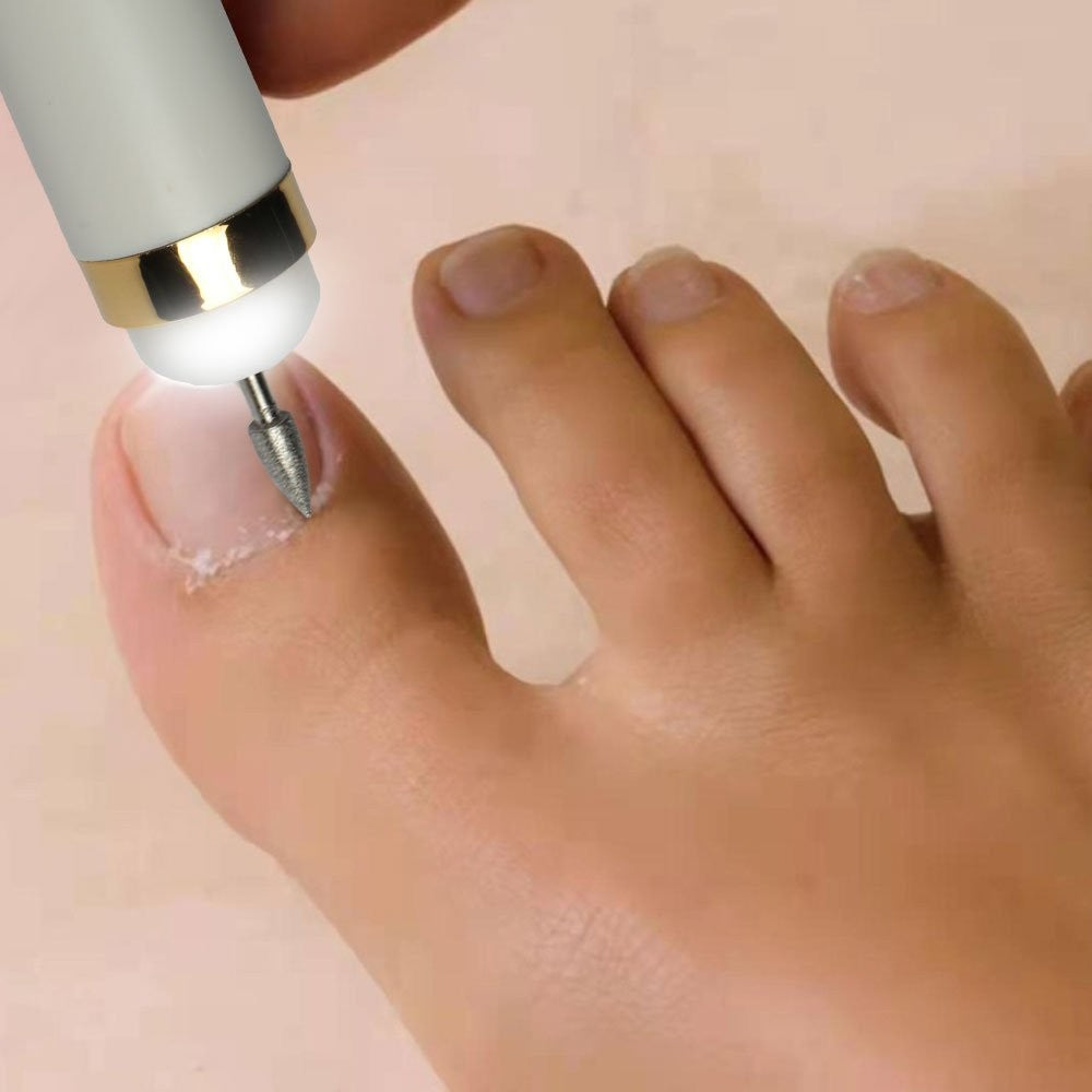 Electric Nail Drill File Machine for Manicure and Pedicure with LED Light