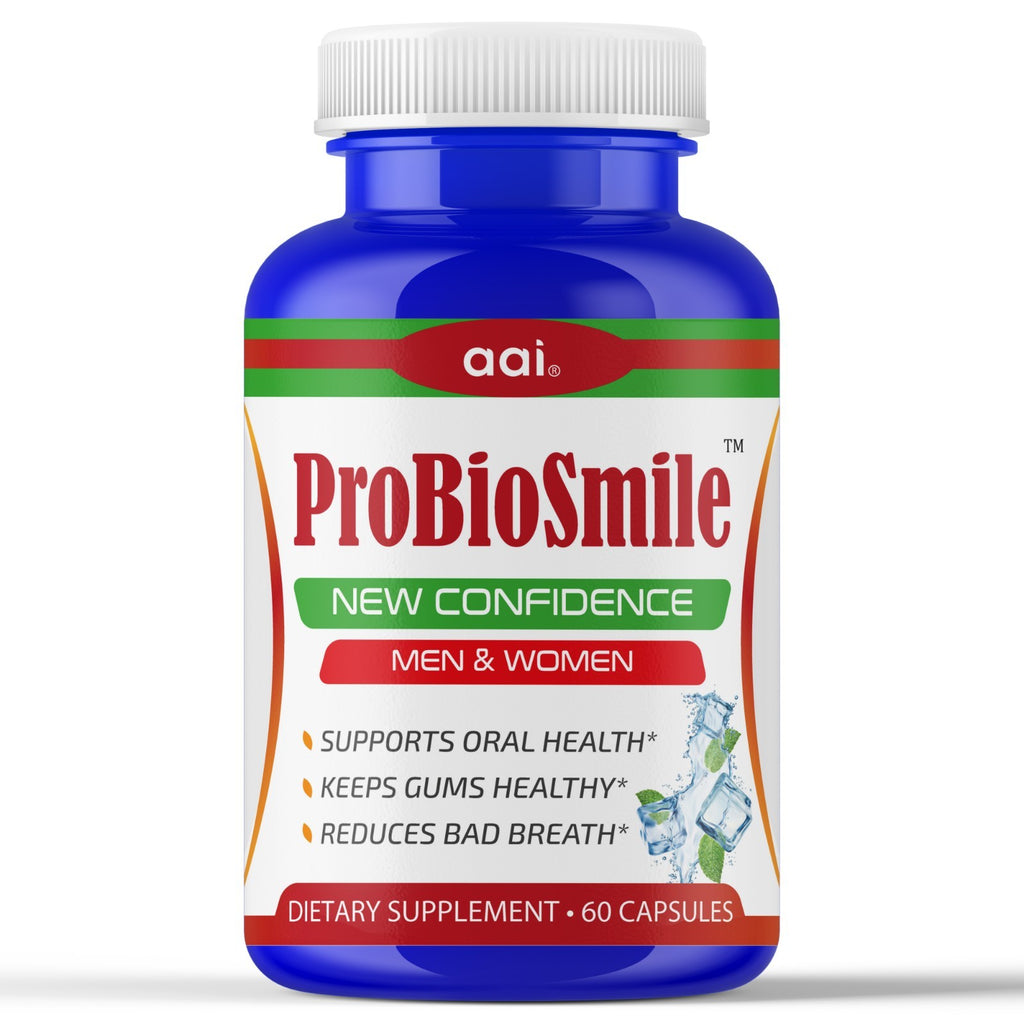 Dental Probiotic for Bad Breath & Gum Care - Oral Health 60 Capsules