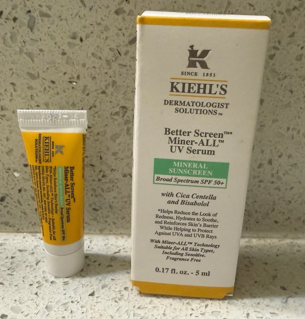 Kiehl's UV Serum Travel Size - Mineral-Based Sun Protection, 0.17 oz