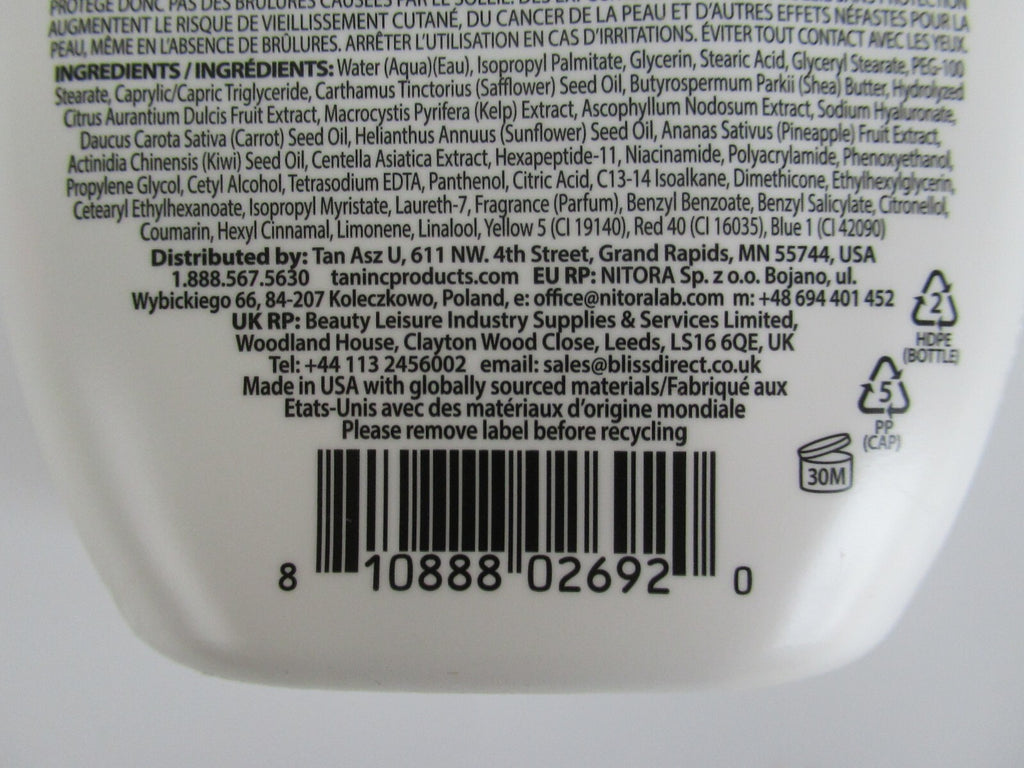 Bronzer Tanning Bed Lotion 13.5 oz - Plateau Busting 300X Sunless Tan