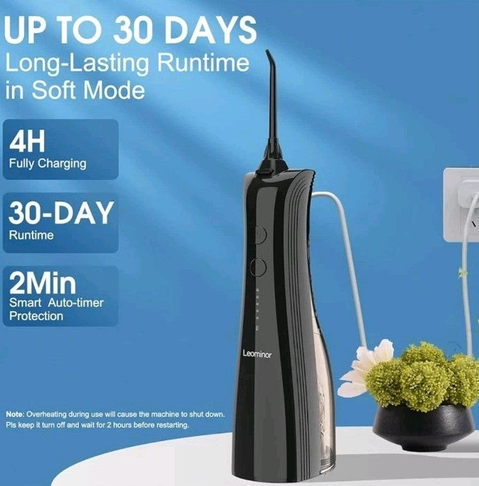 Cordless Water Flosser - 5 Modes Portable Oral Irrigator for Deep Dental Cleaning