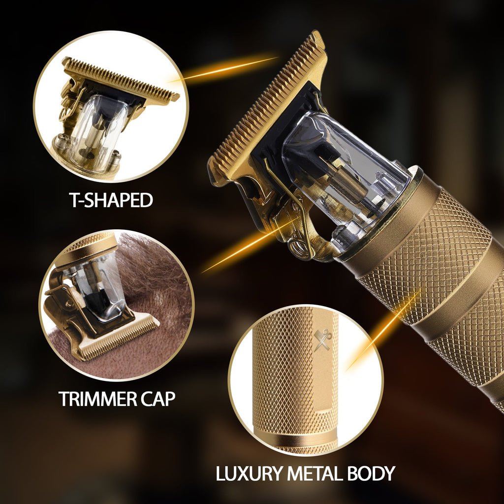 Rechargeable Zero Gap Men’s Hair Trimmer for Close Shaping & Grooming