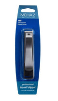 Mehaz Professional Straight Toenail Clipper with Built-in File and Catcher