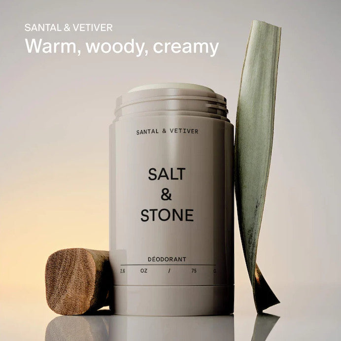 Salt & Stone Santal & Vetiver Aluminum-Free Deodorant 2.6oz