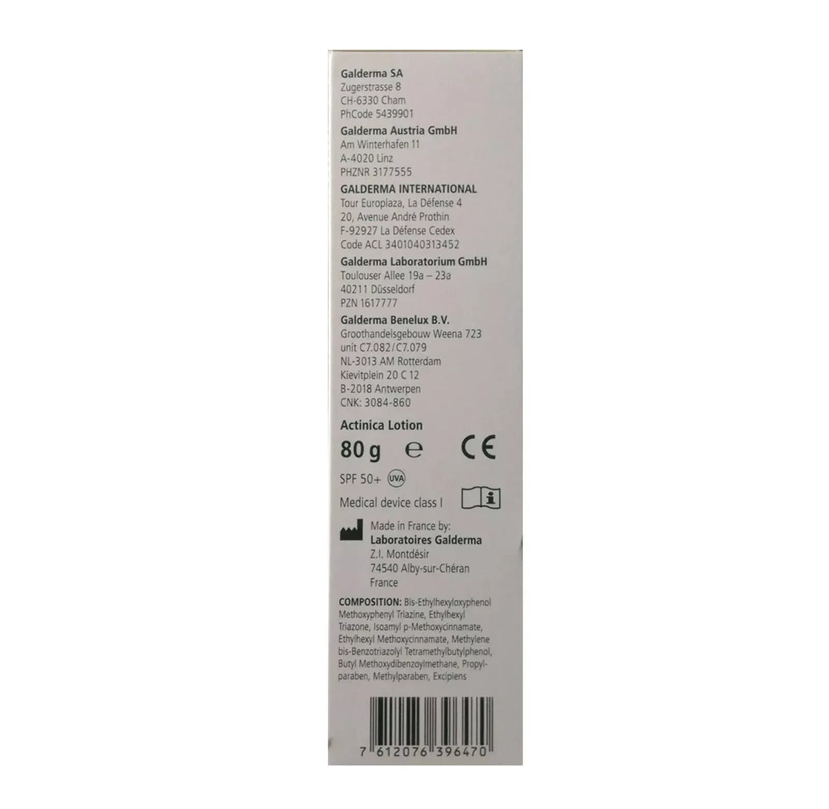 SPF 50+ Sunscreen Lotion for Sensitive Skin 80g Waterproof & Fragrance-Free
