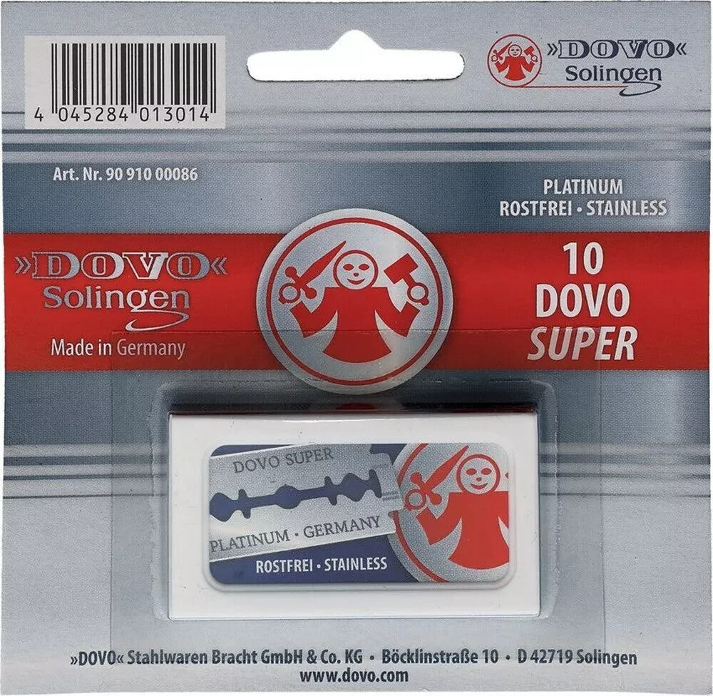 Double Edge Safety Razor Blades - 100 Pack, Made in Germany