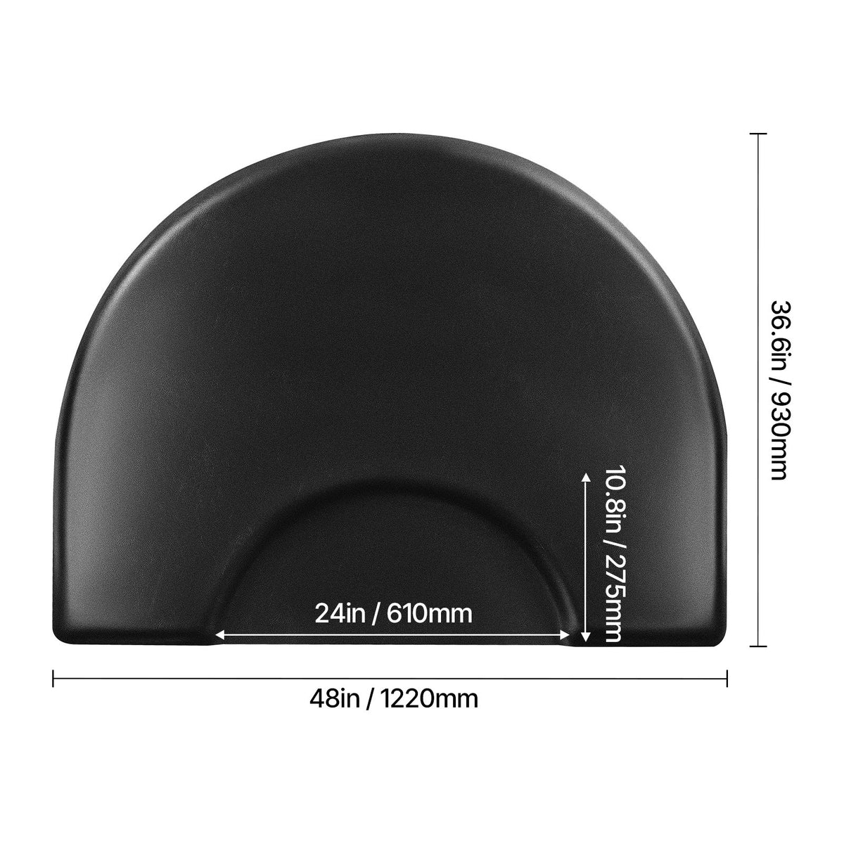 Anti-Fatigue Salon Mat 3x4 ft with 1-Inch Thick Foam for Hair Stylists