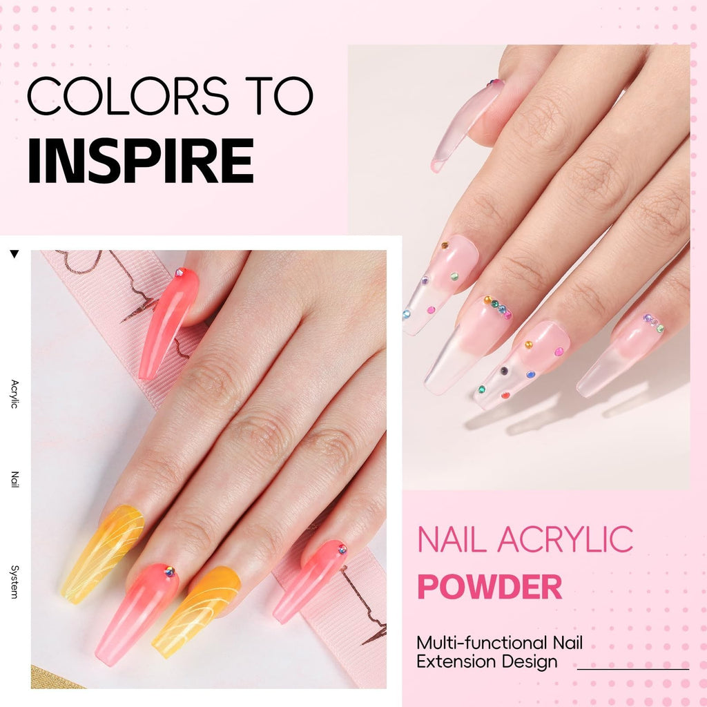 Acrylic Nail Kit for Beginners with Drill and UV Light - Complete Salon-Quality Set
