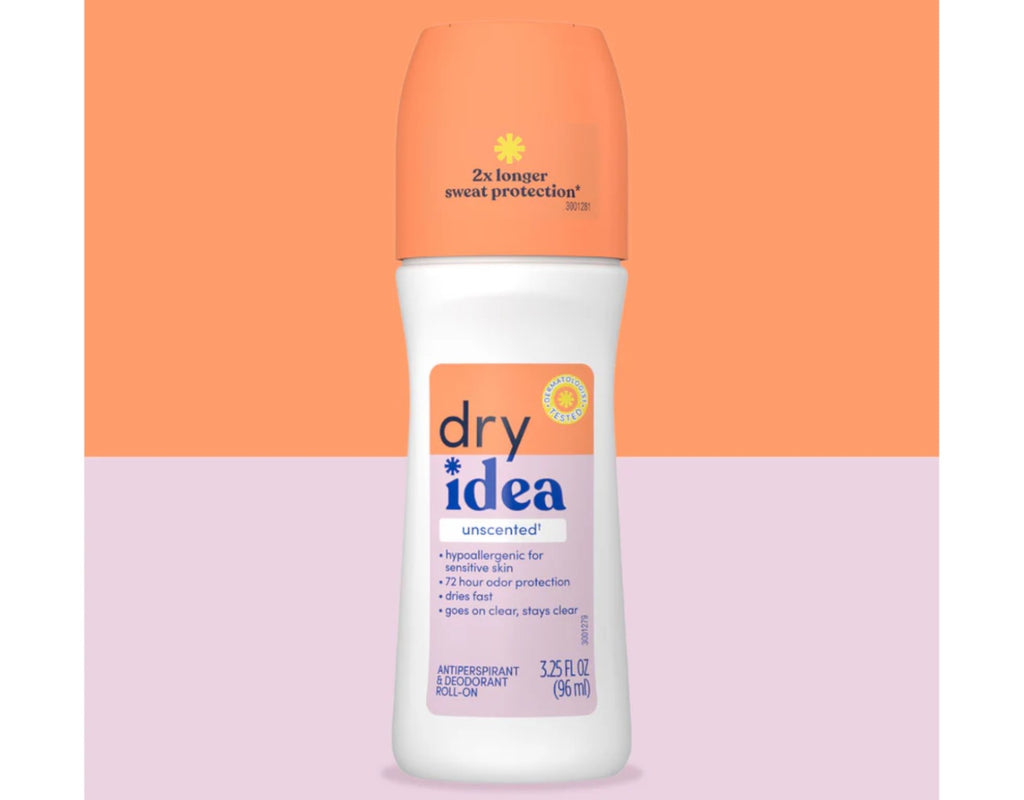Unscented Roll-On Deodorant for Sensitive Skin - 3.25 fl oz Pack of 2
