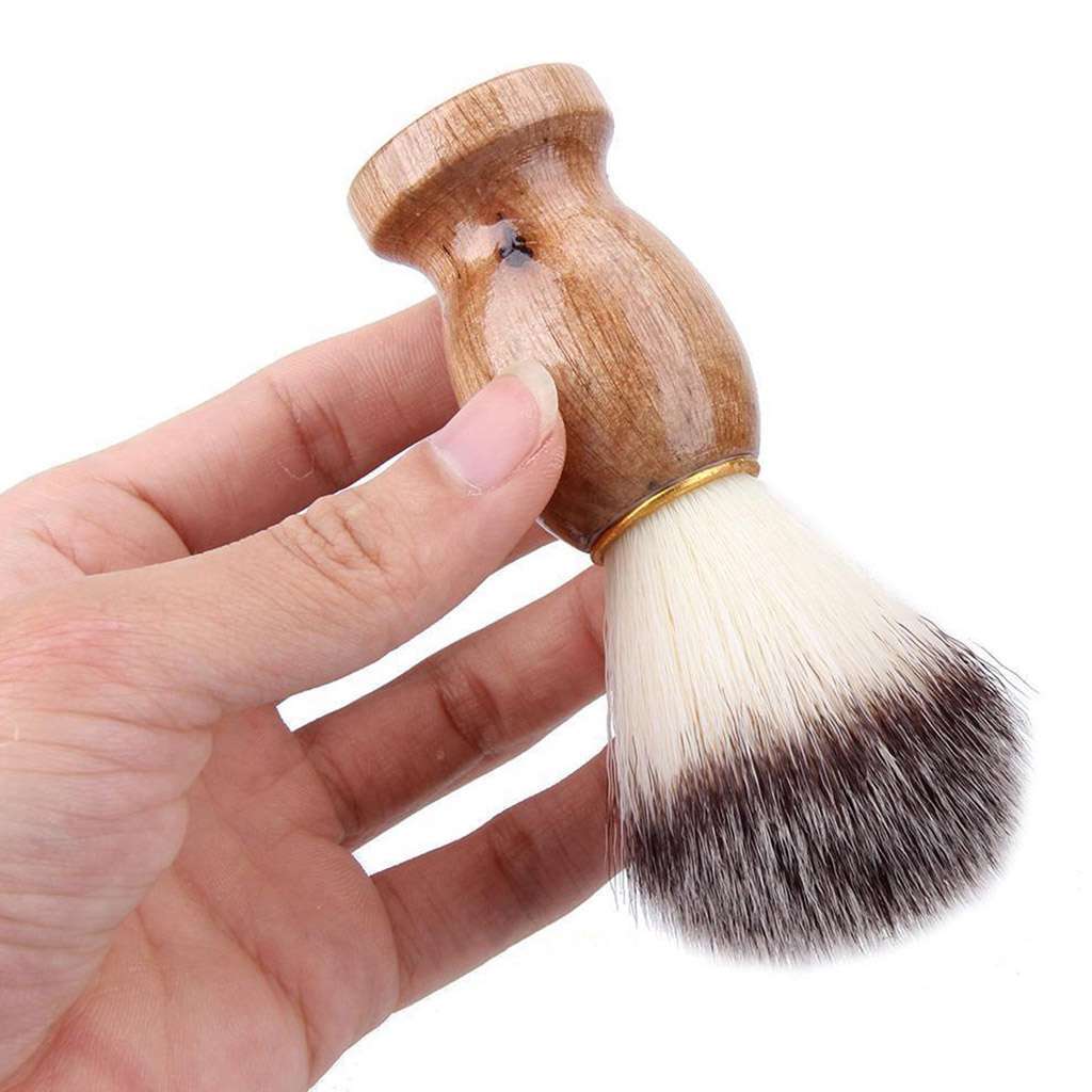 Men's Badger Hair Shaving Brush Set - Multiple Pack Options, Wooden Handle