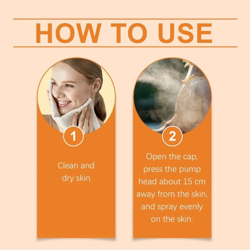 Moisturizing Sunscreen Spray SPF 50 UV Skin Protection 100ml