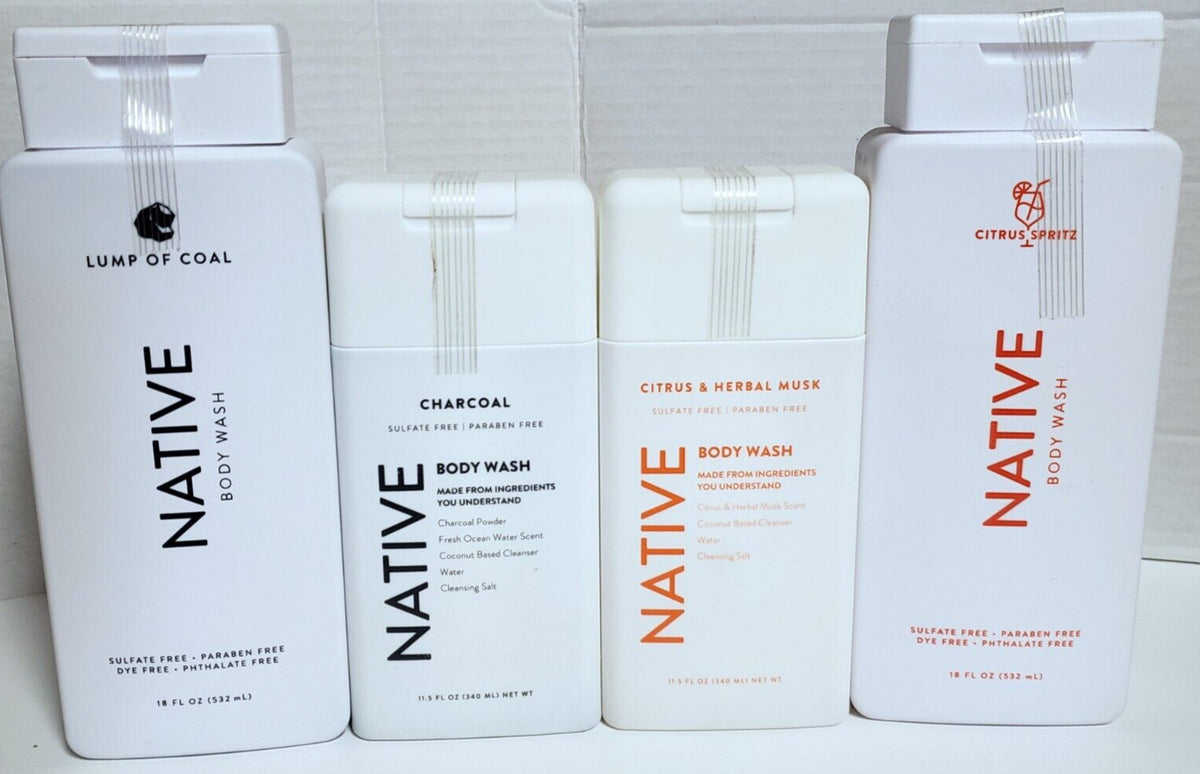 Native Body Wash, Deodorant, Shampoo & Hair Mask Set - 13 Pieces