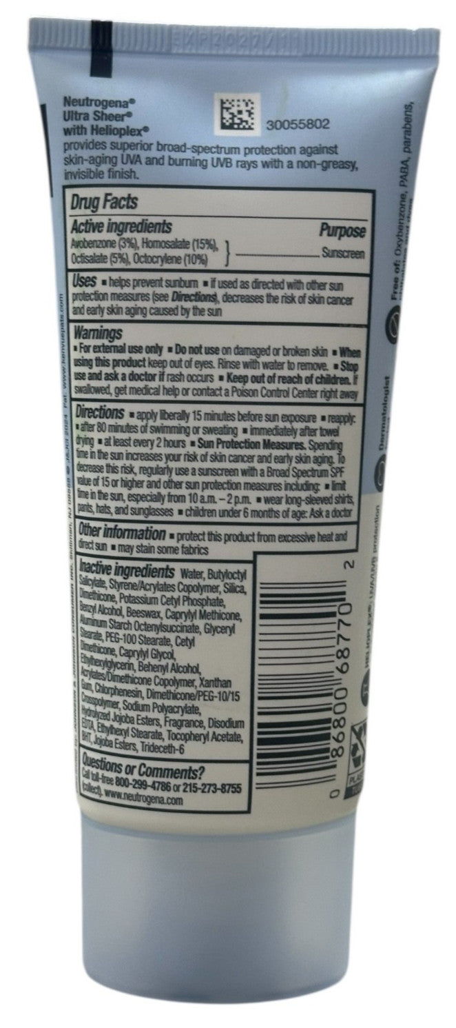 Sunscreen Lotion SPF 70 - Dry Touch, Water-Resistant, 3 Fl Oz